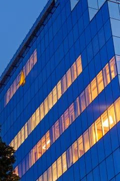Glass facade Stock Photos