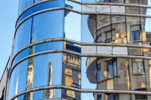 Glass facade Stock Photos