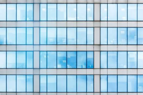 Glass facade texture Stock Photos