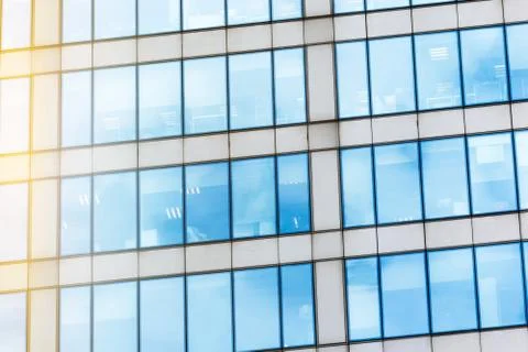 Glass facade texture Foto stock
