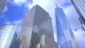 Glass facades of World Financial Center skyscrapers 4k or 4k+ Resolution