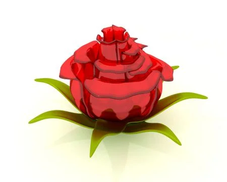 Glass flower Иллюстрация