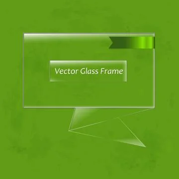 Glass frame Stock Illustration