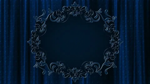 Glass frame. The pattern that surrounds the area to insert your symbol Stock-Footage 154208256