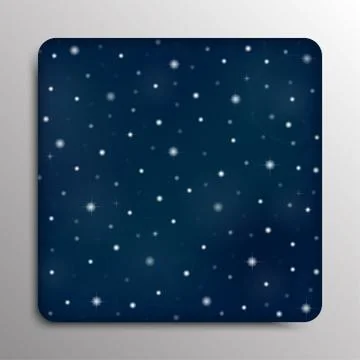 Glass frame. Starry Sky. Eps 10. Stock Illustration