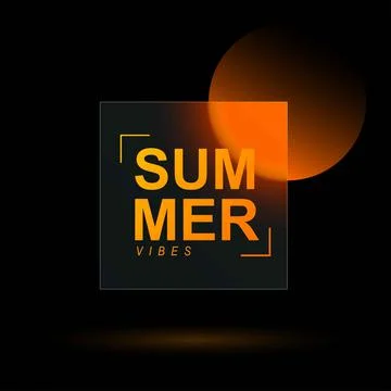 Glass frame with trendy morphism effect. Transparent blurred glass plate on Illustrazione stock