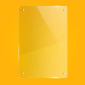 Glass Frame Vector Illustration Stock Illustration