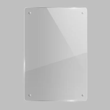 Glass Frame Vector Illustration Stock Illustration