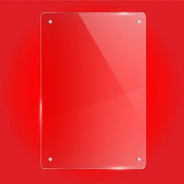 Glass Frame Vector Illustration Stock Illustration