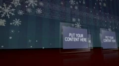 Glass Frames 2 Christmas Stock After Effects