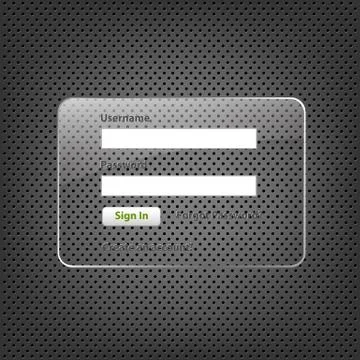 Glass framework on abstract metal background 스톡 일러스트