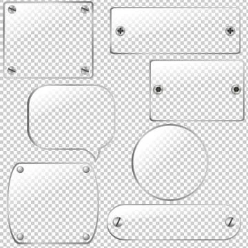 Glass Framework Collection Stock Illustration