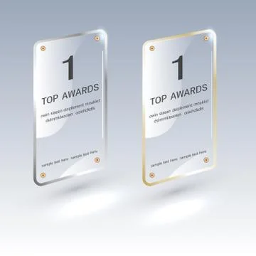 Glass framework set. Transparent glass plates-Vector illustration- infographi 스톡 일러스트