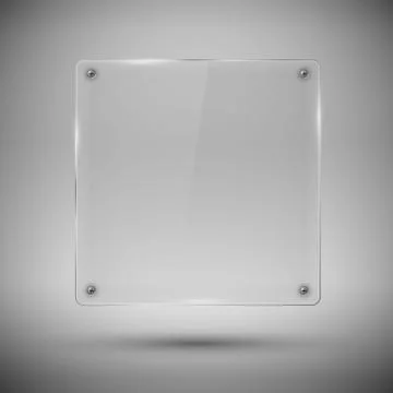 Glass framework. Vector illustration. Stock Illustration