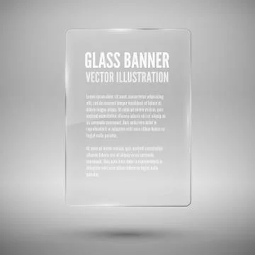 Glass framework. Vector illustration. Stock Illustration