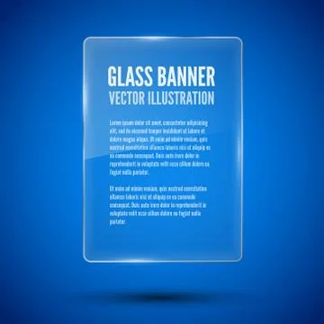 Glass framework. Vector illustration. Stock Illustration