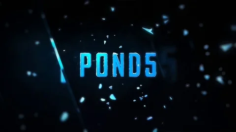 Glass Frozen Logo Stock After Effects