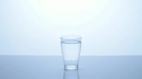 Glass, full, centred Stock Footage 11611104