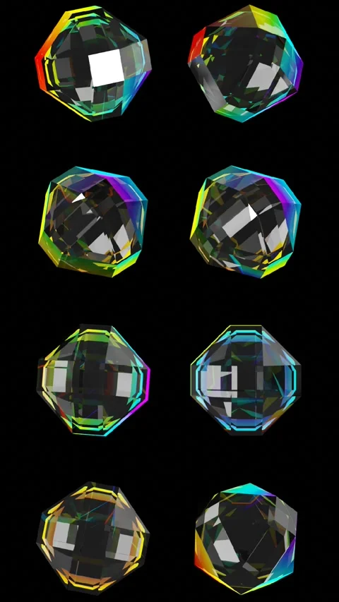 Glass geometric sphere pattern	 Stock Footage 285222564