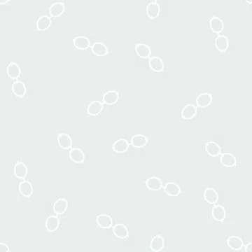 Glass glasses optical line vector seamless pattern Stock Illustration