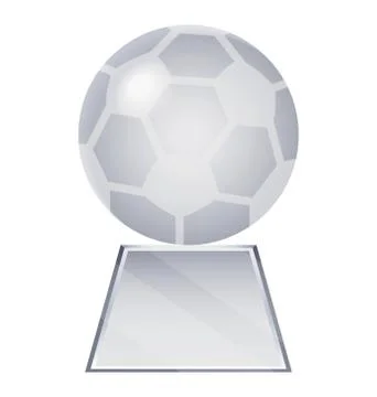 Glass Globe Trophy Illustrazione stock