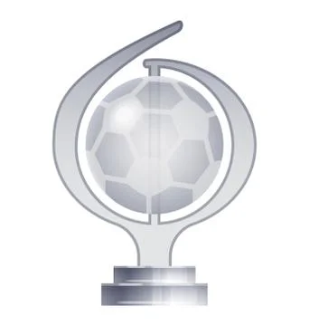 Glass Globe Trophy Stock Illustration