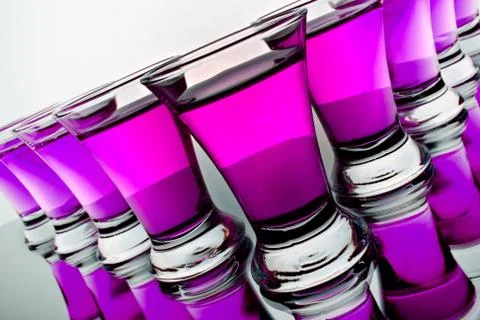 Glass goblet Stock Photos