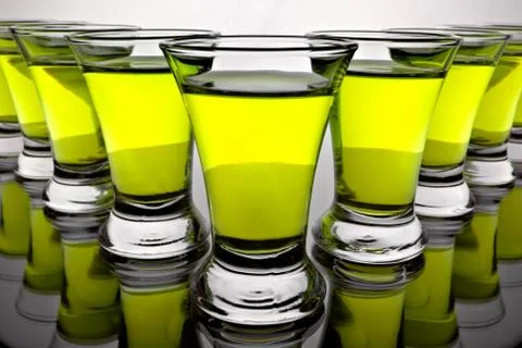 Glass goblet Stock Photos