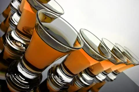 Glass goblet Stock Photos