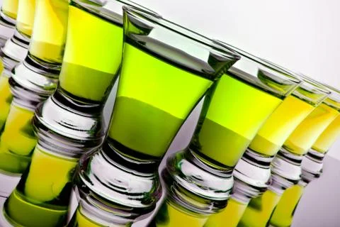 Glass goblet Stock Photos