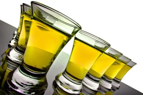 Glass goblet Stock Photos