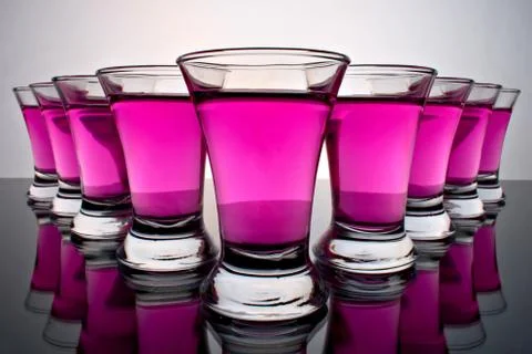 Glass goblet Stock Photos