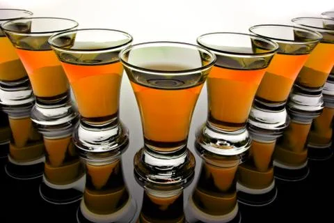 Glass goblet Stock Photos