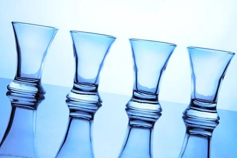 Glass goblet Stock Photos
