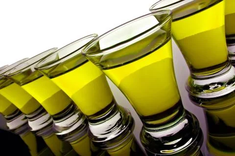 Glass goblet Stock Photos