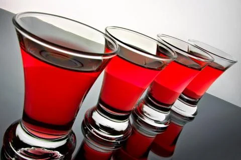 Glass goblet Stock Photos