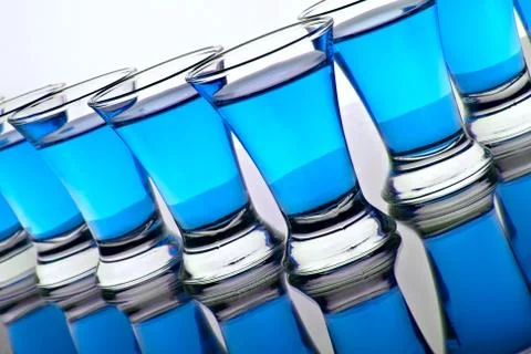 Glass goblet Stock Photos