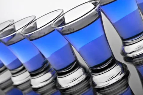 Glass goblet Stock Photos
