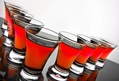Glass goblet Stock Photos