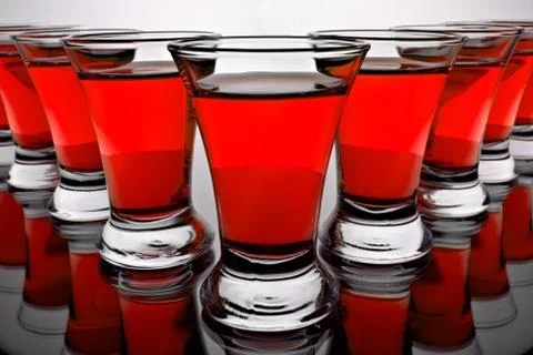 Glass goblet Stock Photos