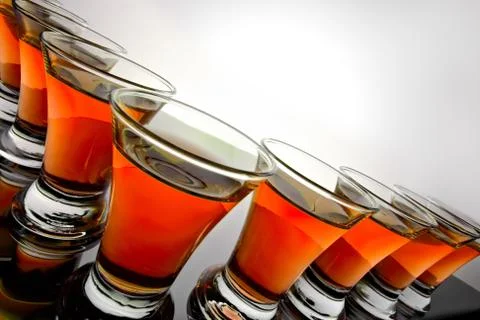Glass goblet Stock Photos