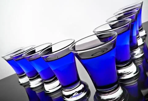 Glass goblet Stock Photos