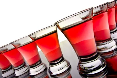 Glass goblet Stock Photos