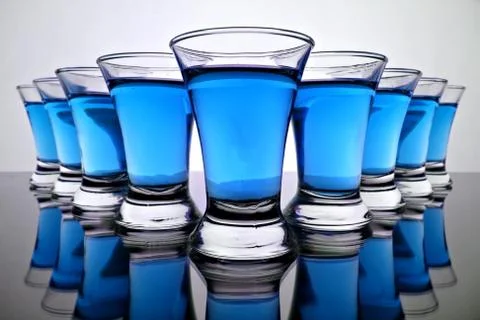 Glass goblet Stock Photos