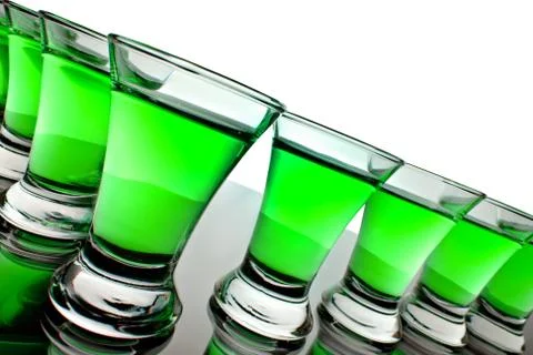 Glass goblet Stock Photos