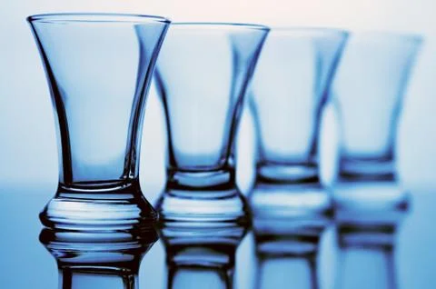 Glass goblet Stock Photos