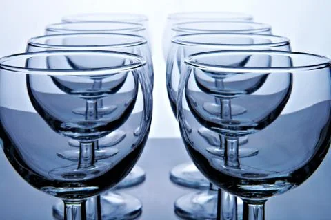Glass goblet Stock Photos