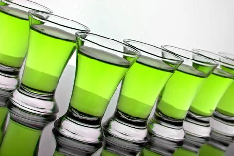 Glass goblet Stock Photos