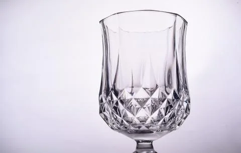 Glass goblet with space for text Stock Photos
