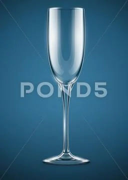 Glass goblet for wine drink Stock Illustration